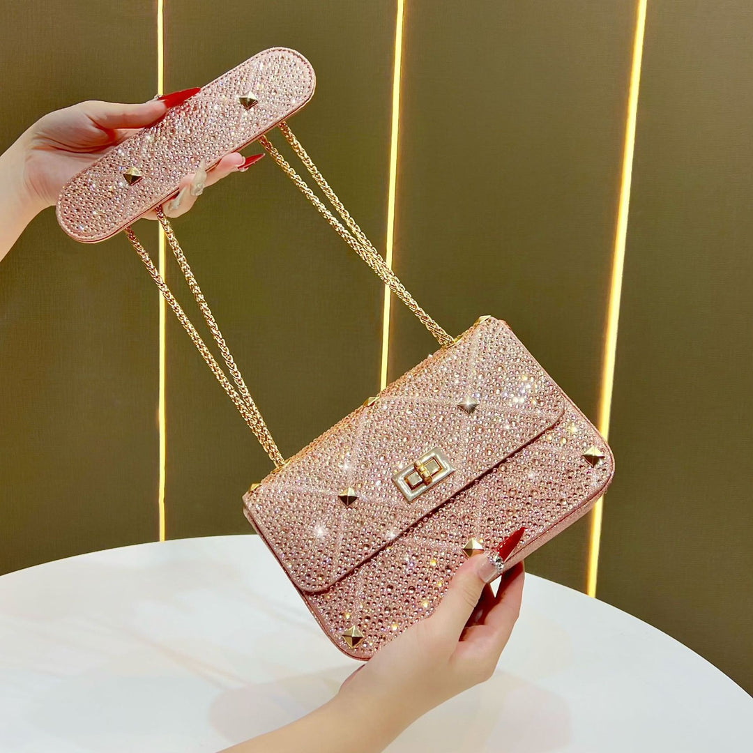 Sparkling Studded Evening Handbag