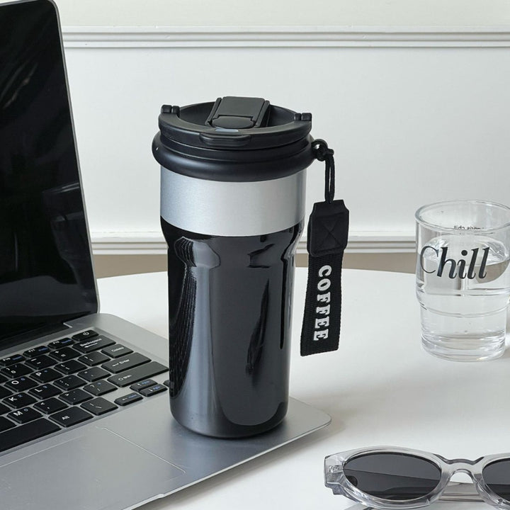Ladies thermos mug with stylish flower design Kalsten