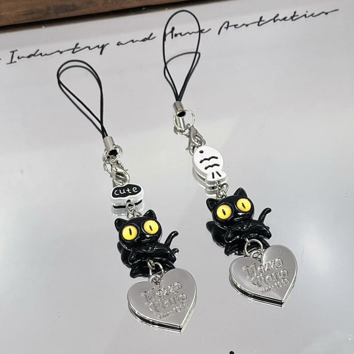 Cute Cat Charm Keychain Kalsten