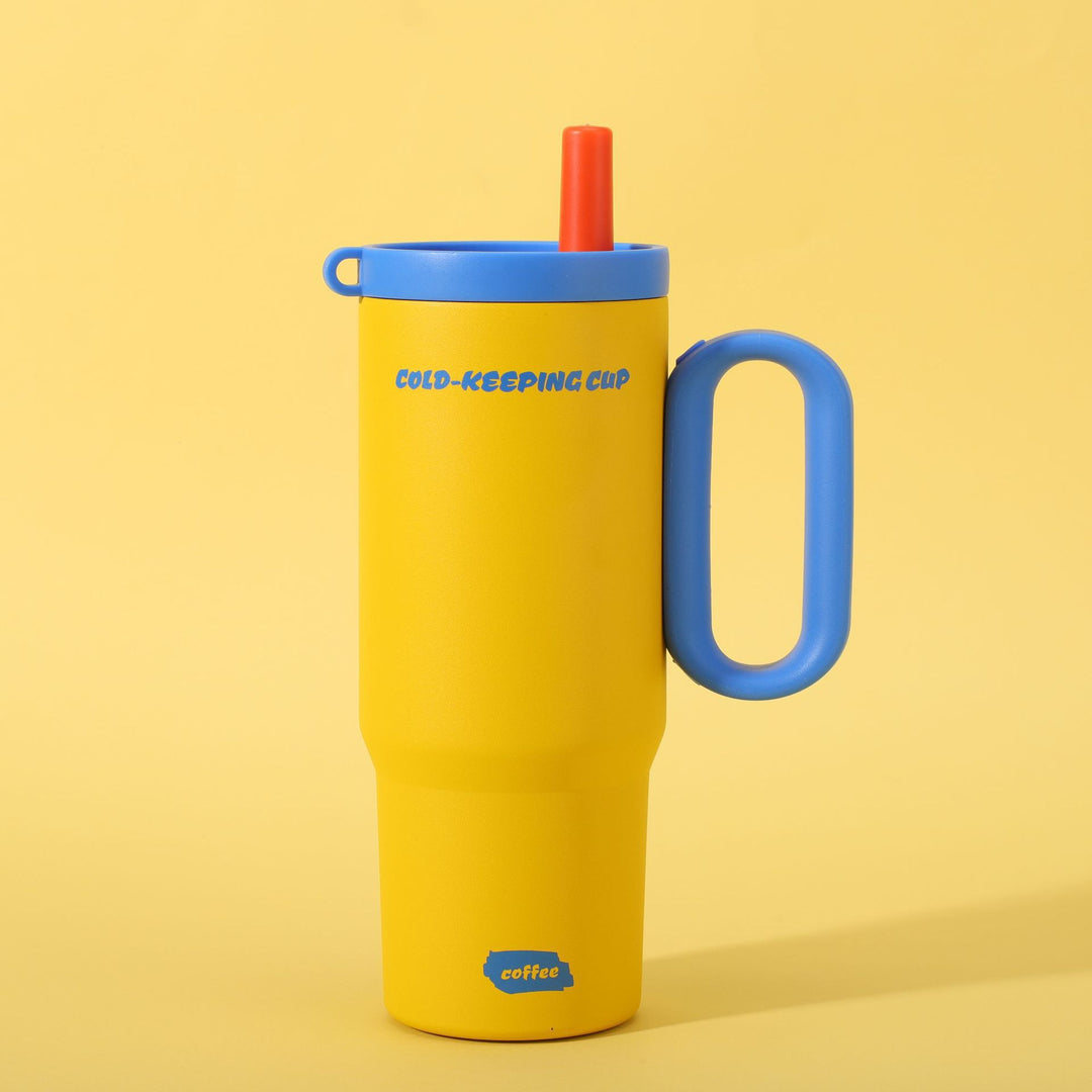 Women's cooling cup with integrated straw Kalsten