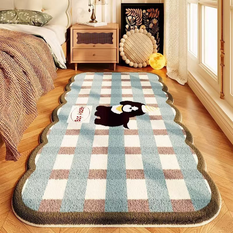 Decorative Cartoon Themed Plush Area Rug