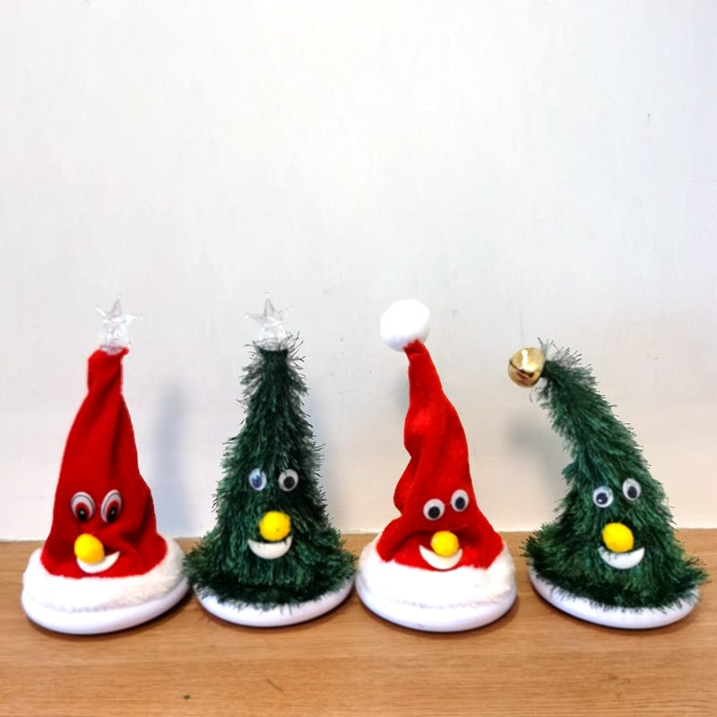 Funny Christmas hat with movable parts