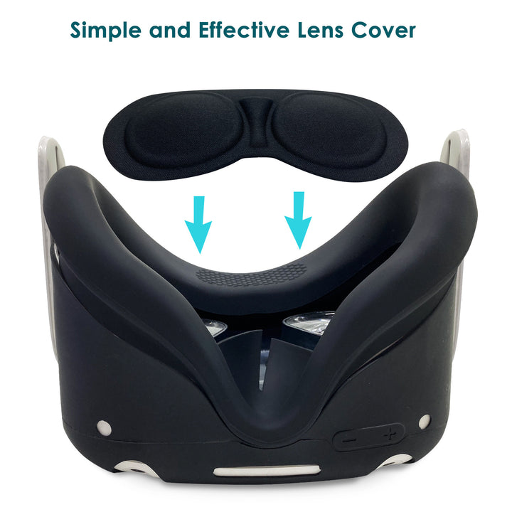 VR headset with ergonomic holding bracket and protective cover Kalsten