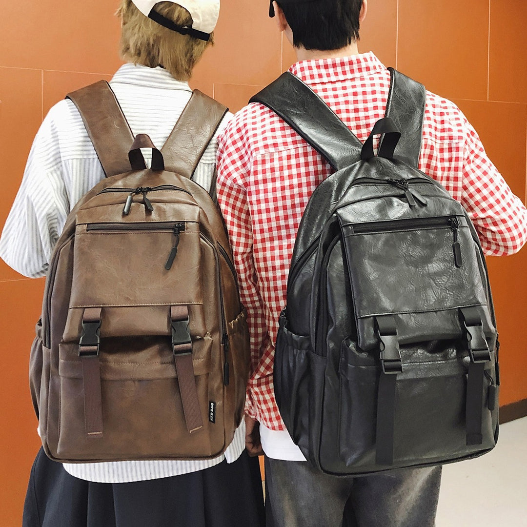 Stylish Multi-Functional Leather Backpack Kalsten