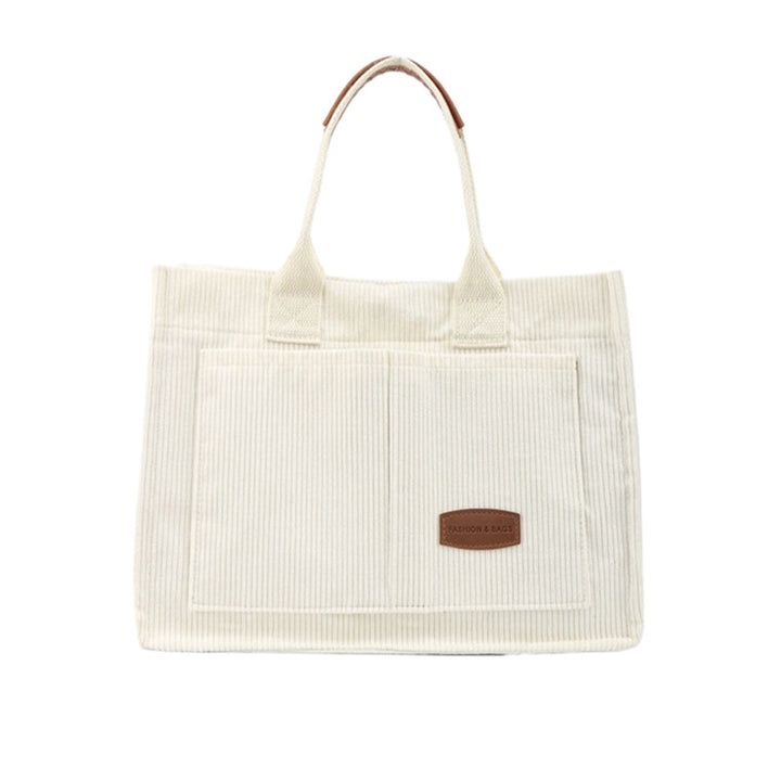 Versatile Corduroy Utility Tote Kalsten