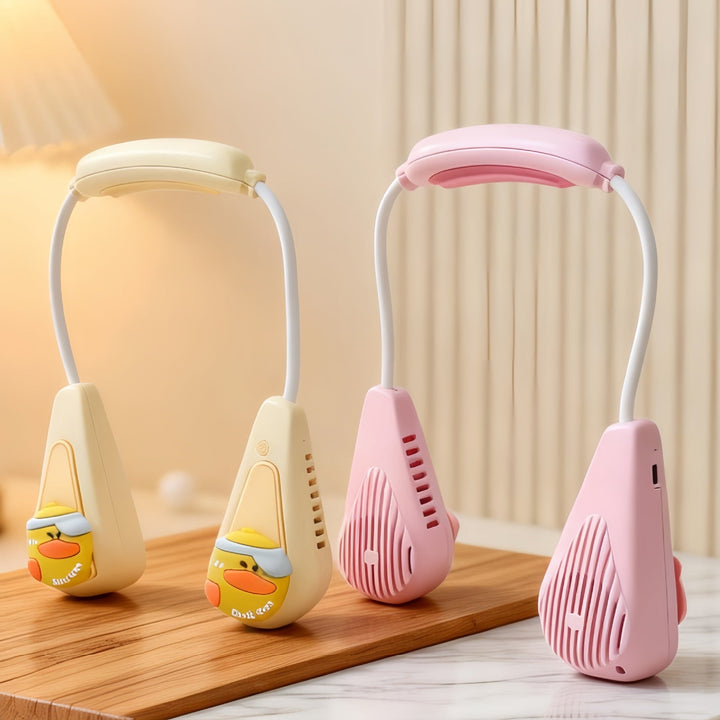 Ladies Portable Neck Fan with Cute Animal Design Kalsten