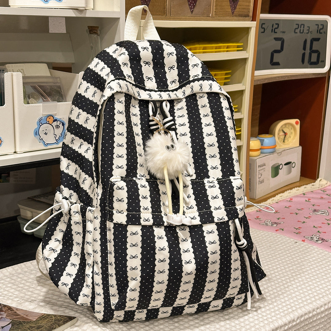 Cute Bow-Embellished Backpack Kalsten