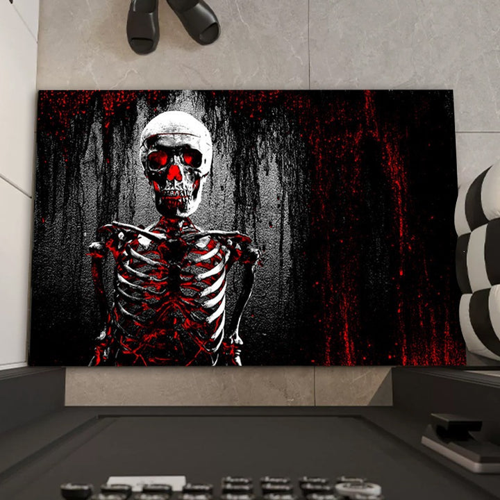Spooky Halloween-Themed Entrance Mat