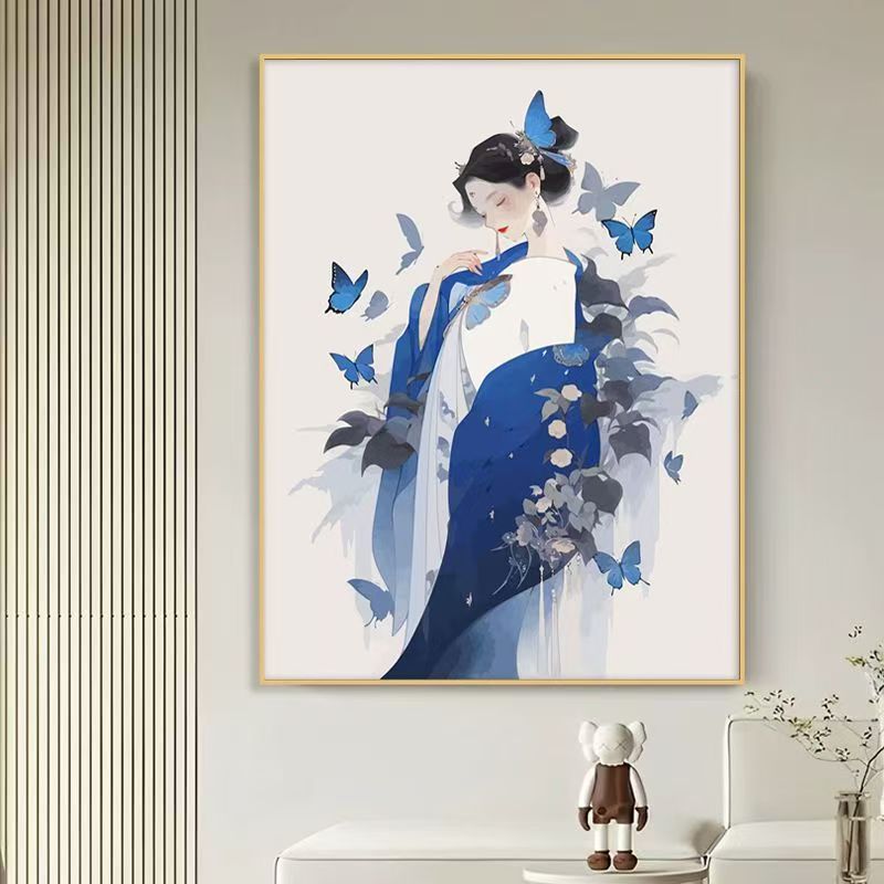 Elegant Butterfly-Themed Canvas Art Print Kalsten
