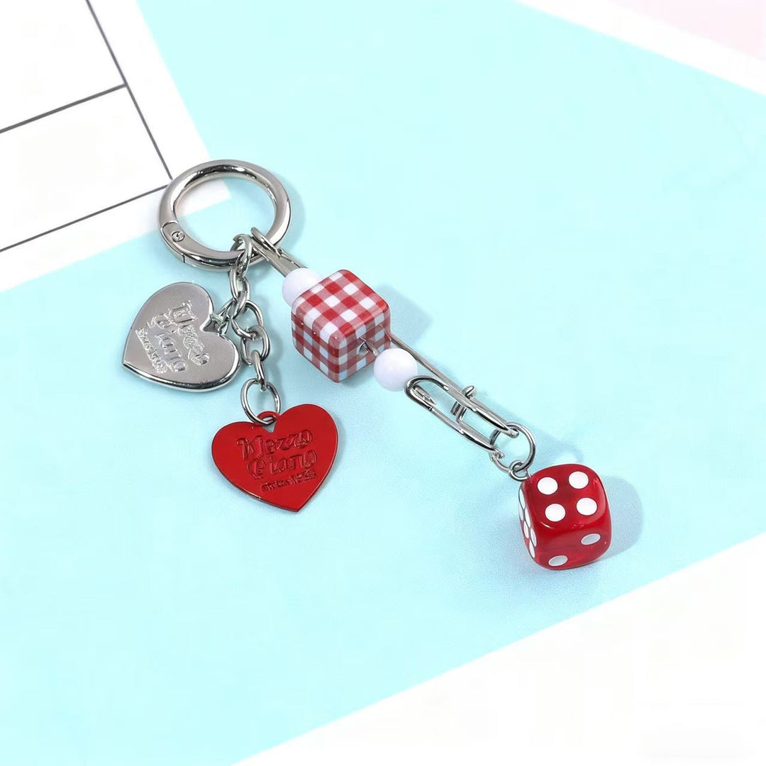 Playful Dice-Inspired Keychain Kalsten