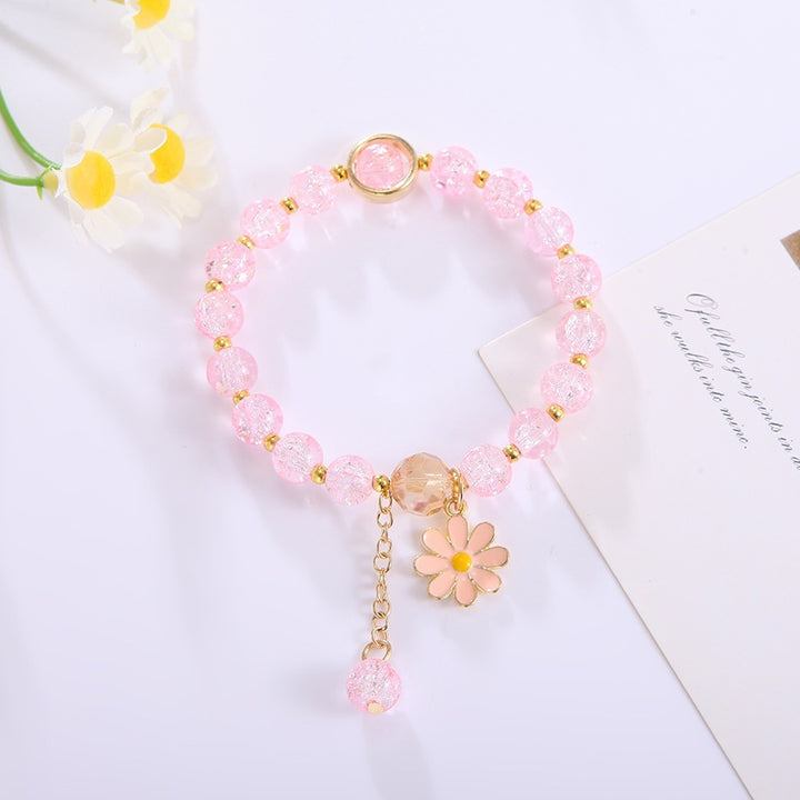 Elegant bracelet with flower pendant Kalsten
