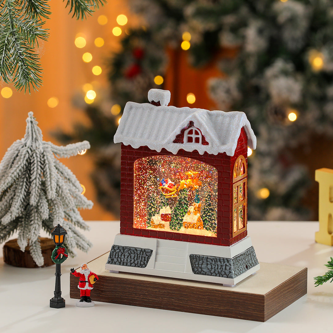 Christmas Village Snow Globe Figurine Kalsten