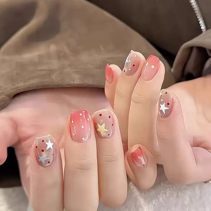 Artistic Floral Design Press-On Nail Set Kalsten