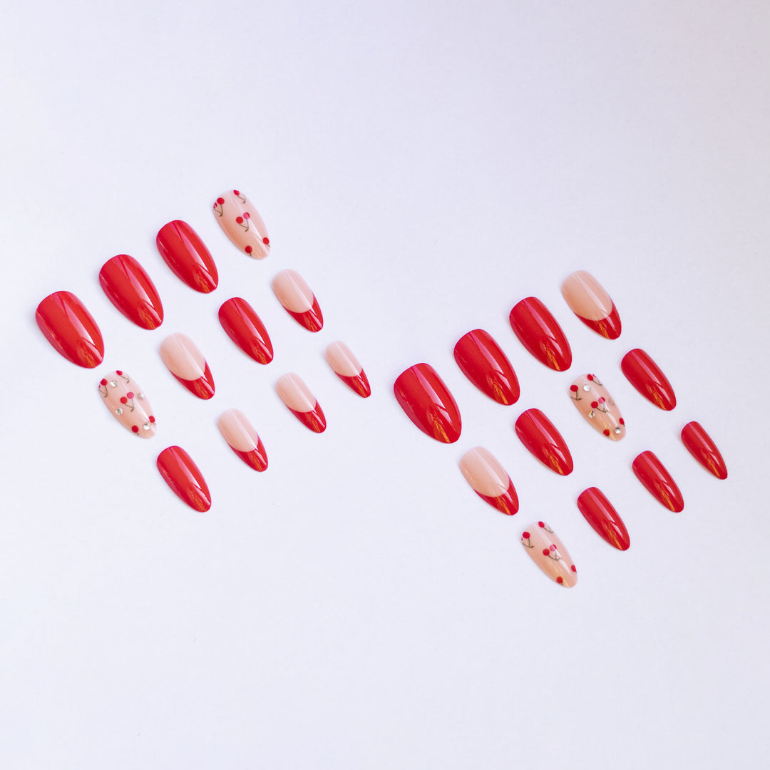 Designer Press-On Nail Art Set