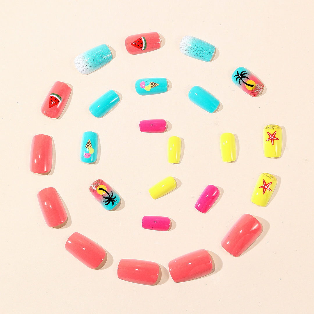 Summer-Inspired 3D Nail Art Set Kalsten