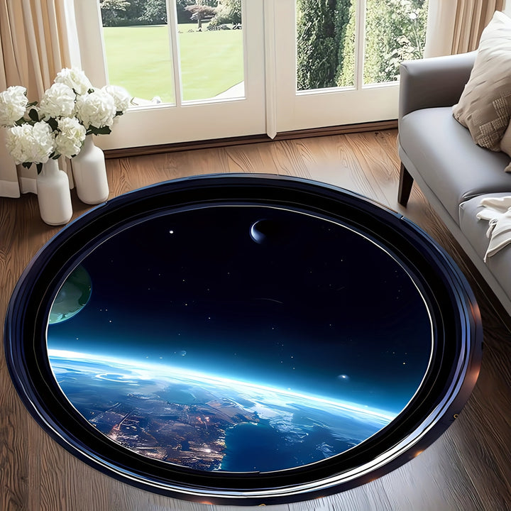 Cosmic Theme Area Rug Kalsten