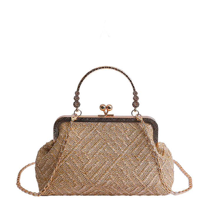 Vintage-Inspired Textured Crossbody Bag Kalsten