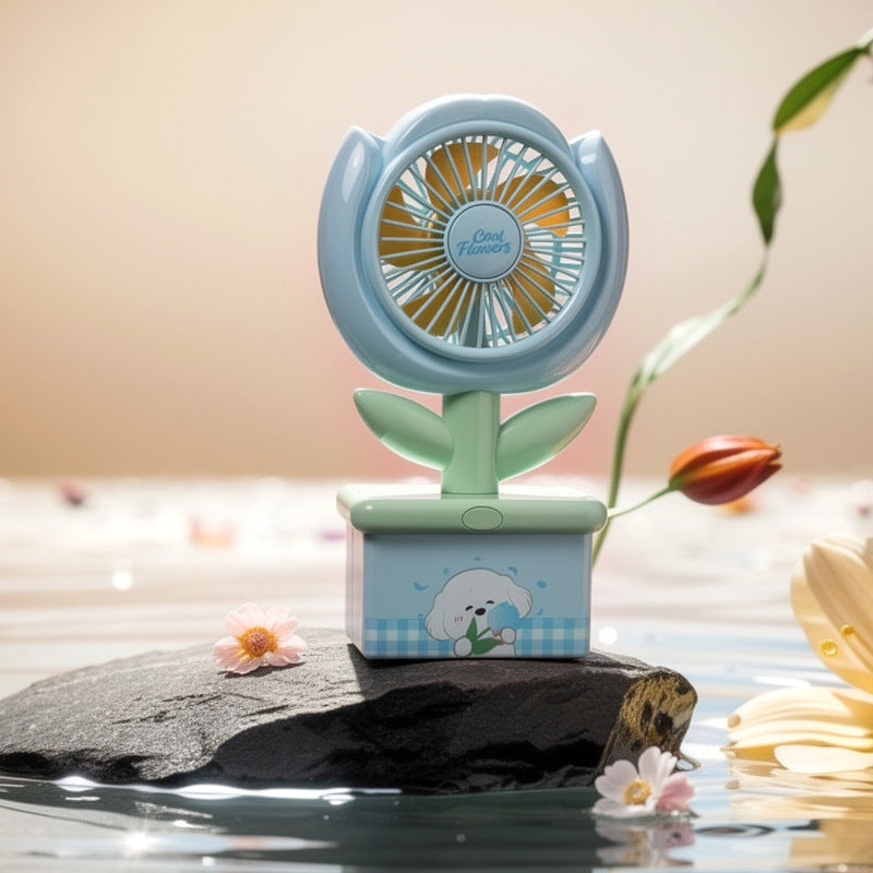 Ladies decorative mini table fan Kalsten
