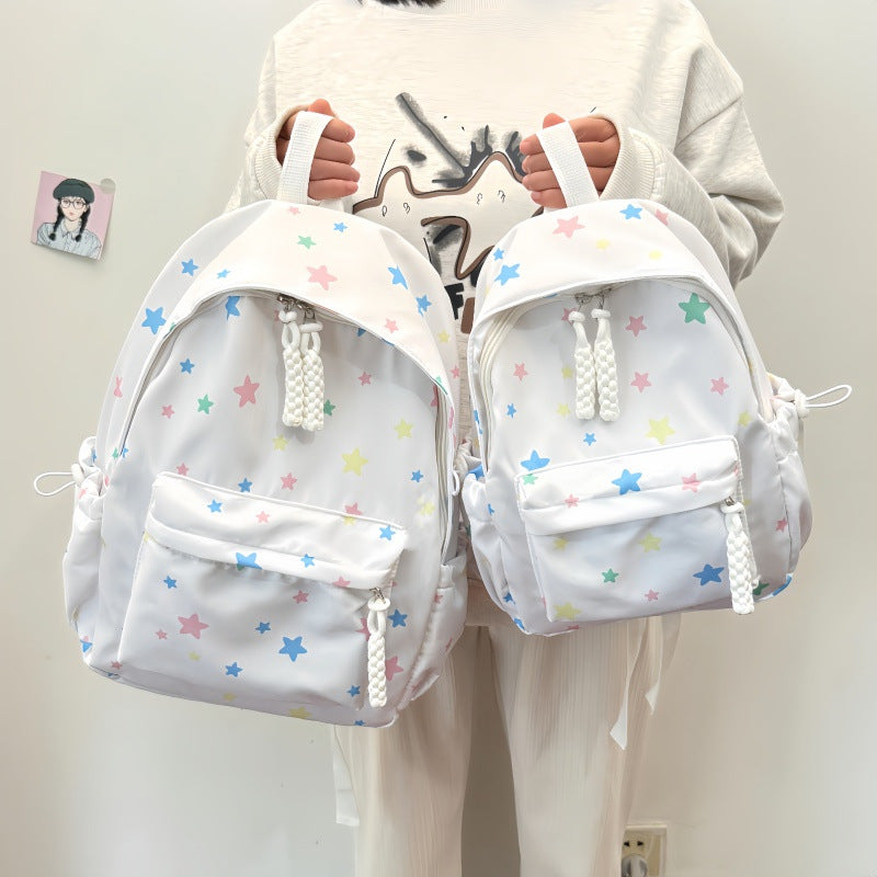 Cute Star-Patterned Backpack