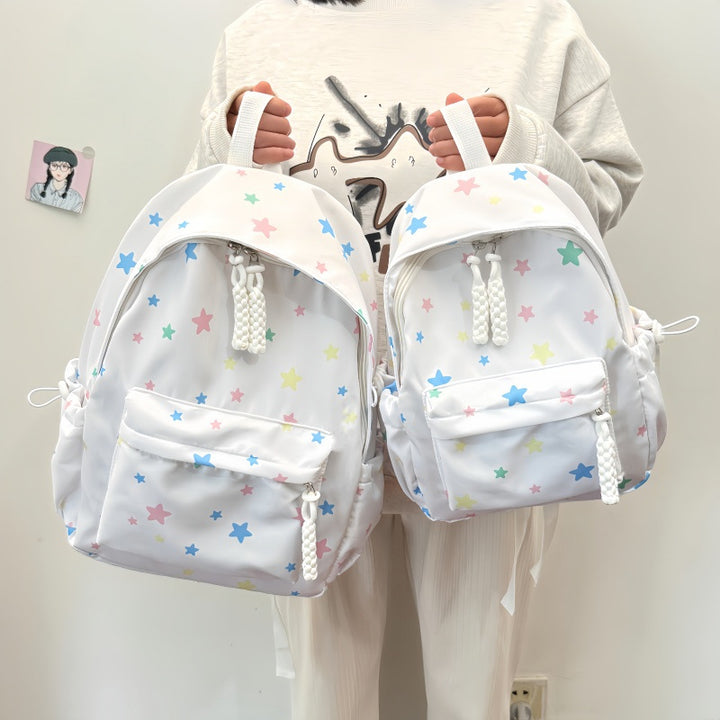 Cute Star-Patterned Backpack