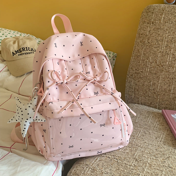 Playful Lightweight Printed Backpack Kalsten