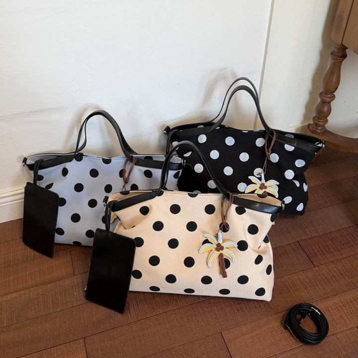 Polka Dot Multifunctional Tote Bag Kalsten
