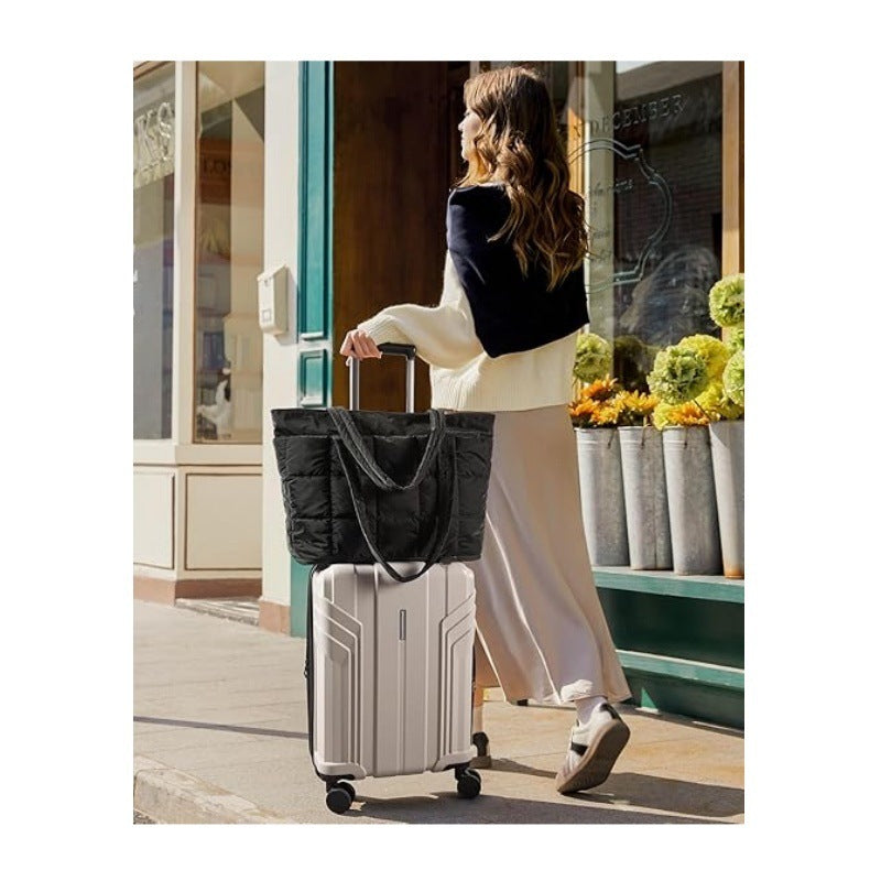 Practical Tote Bag with Quilted Design Kalsten
