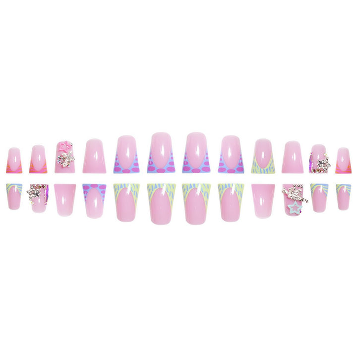 Decorative 3D Star-Embellished Nail Art Kalsten