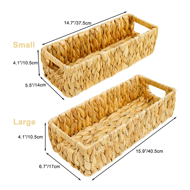 Handwoven Natural Fiber Storage Tray Kalsten