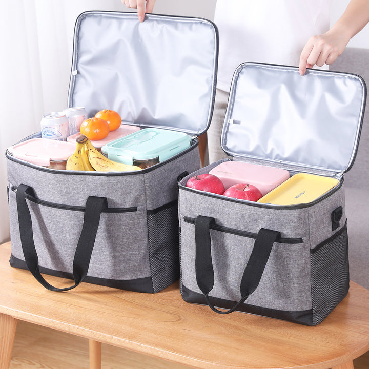 Unisex cooler bag with flexible interior and carrying handles Kalsten