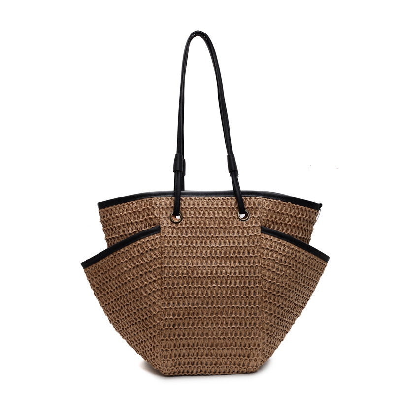 Spacious shopping bag with structured weave Kalsten