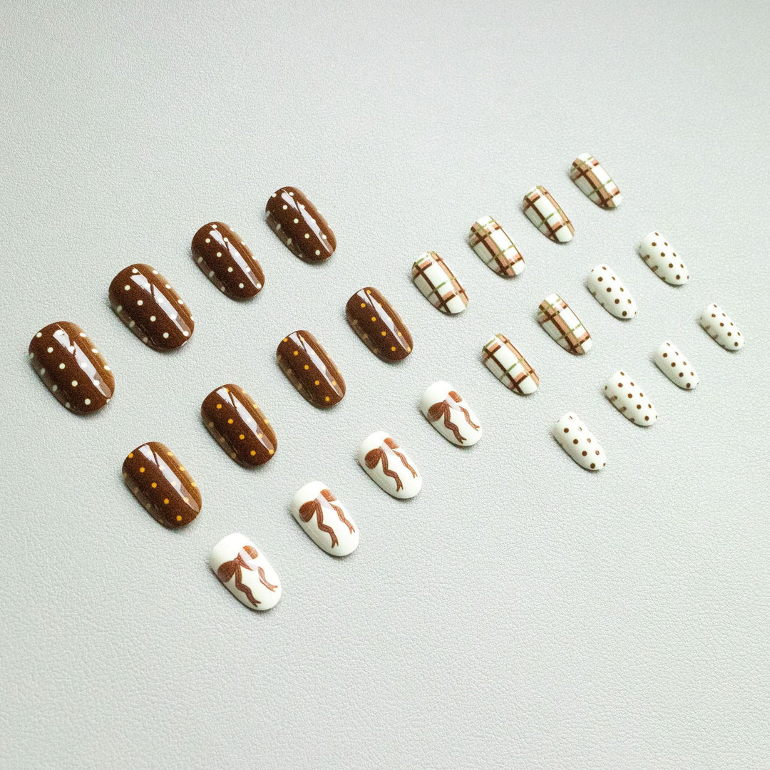 Artistic Nail Art Set with Unique Patterns