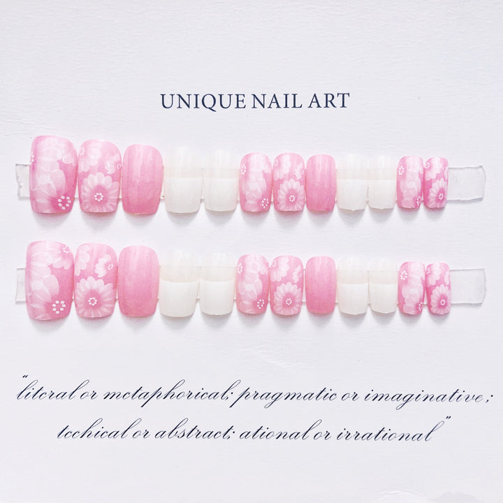 Floral Design Press-On Nails  1791804111