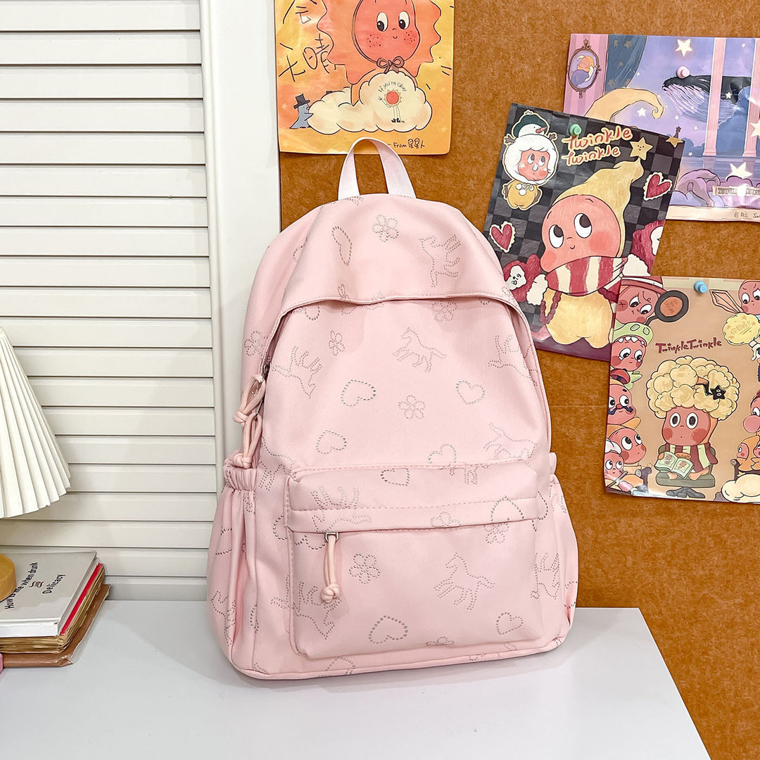Durable Graphic Print Backpack Kalsten