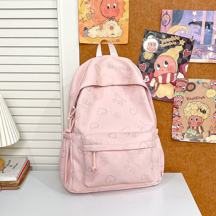 Durable Graphic Print Backpack Kalsten