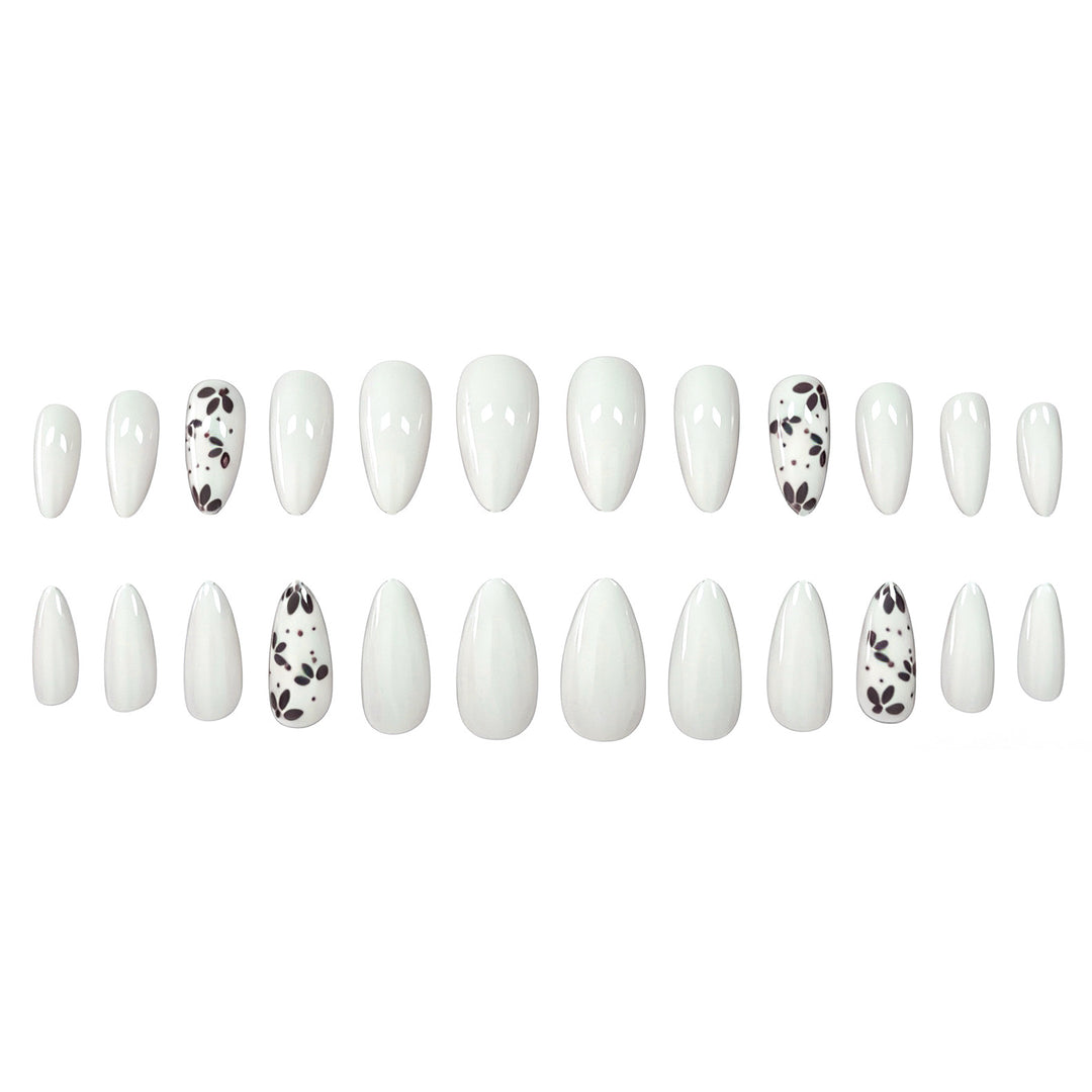 Artistic Almond-Shaped Nail Art Enhancements Kalsten