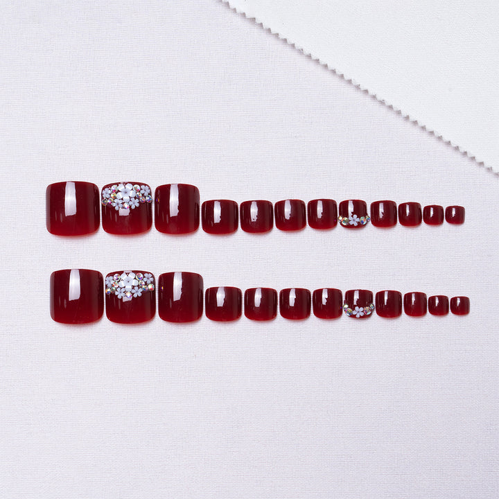 Rhinestone Decorative Pedicure Nail Art