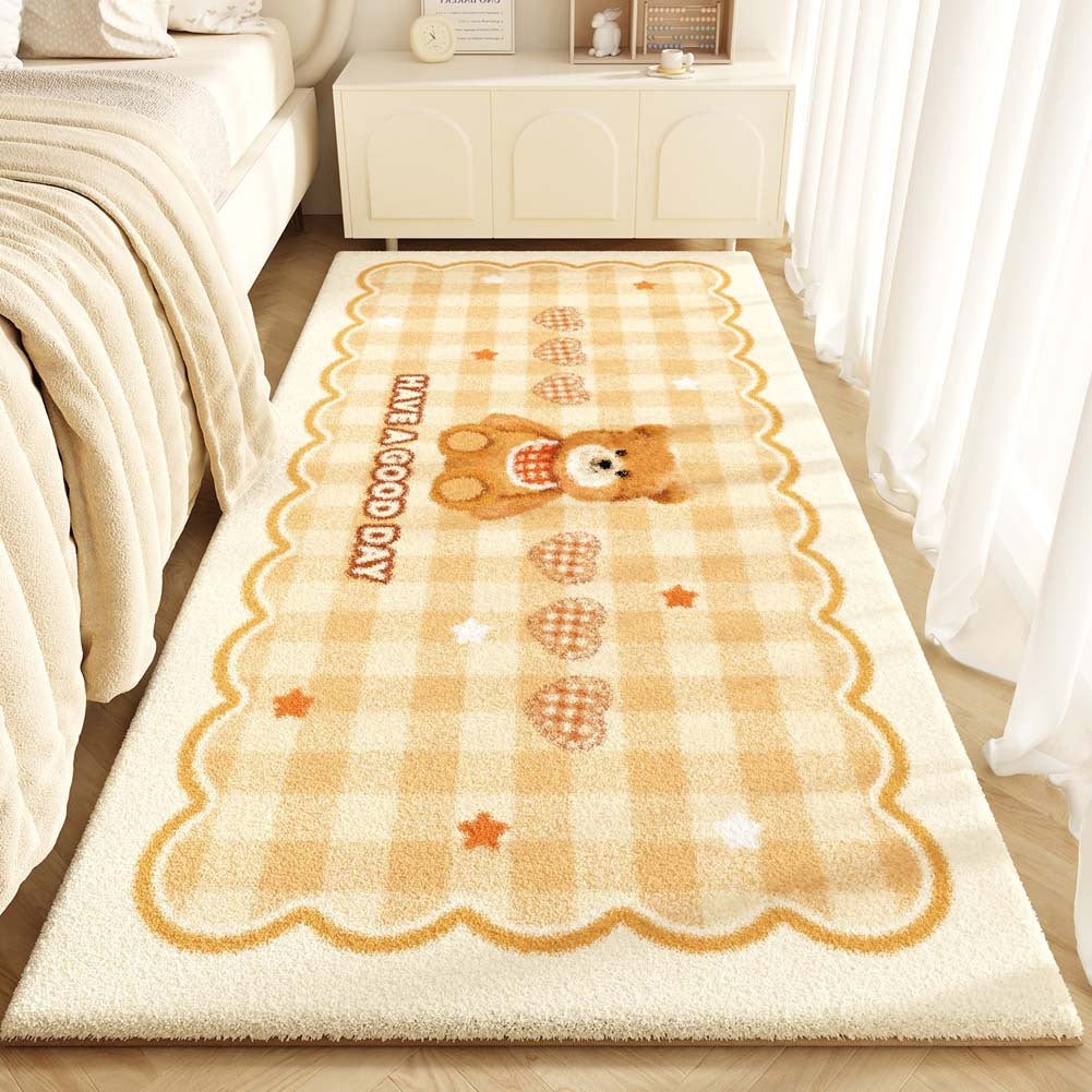 Cute Character Themed Plush Area Mat