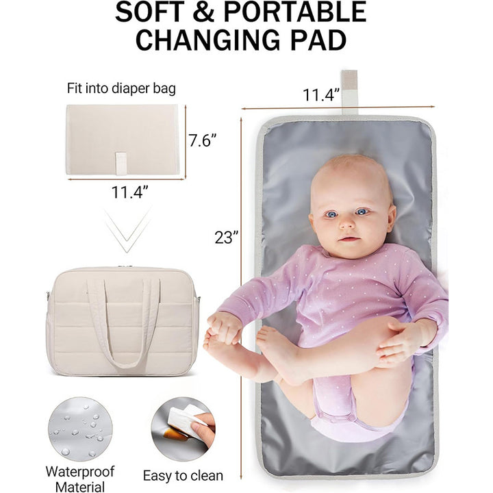Practical diaper bag with insulation function and accessories Kalsten