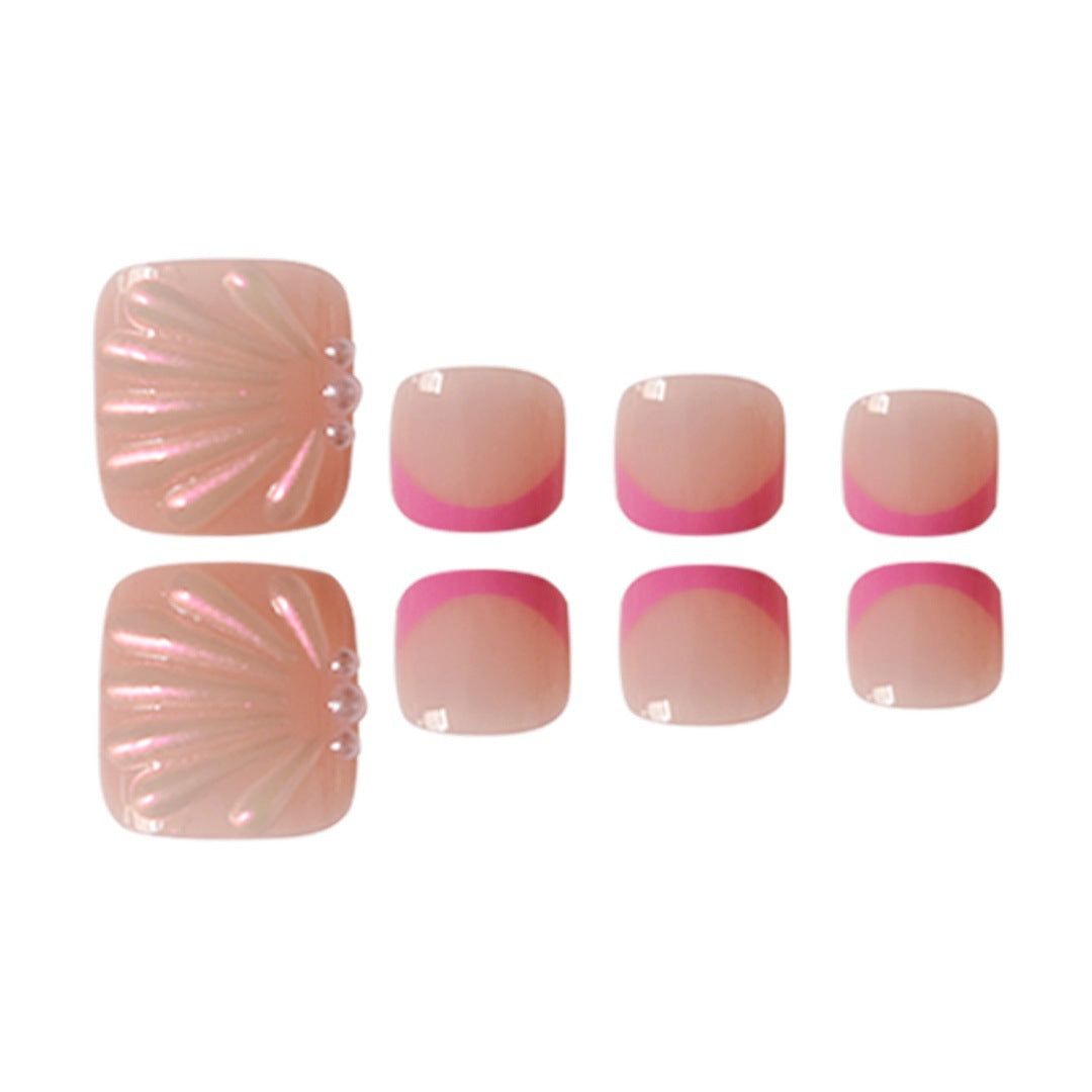 Artistic Press-On Toe Nail Art Extensions Kalsten