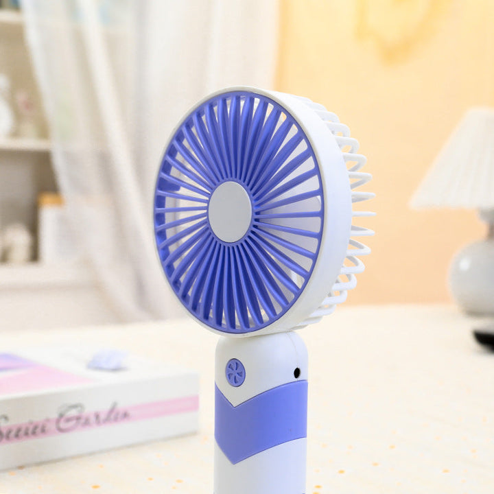 Women's Portable Tabletop Fan with USB Connection and Adjustable Tilt Angle Kalsten