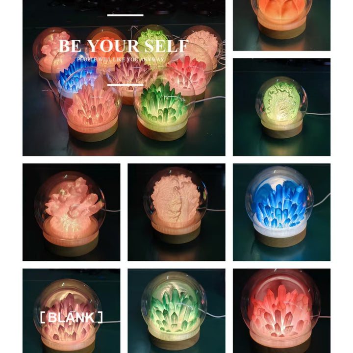 Crystal-Inspired Decorative Table Lamp
