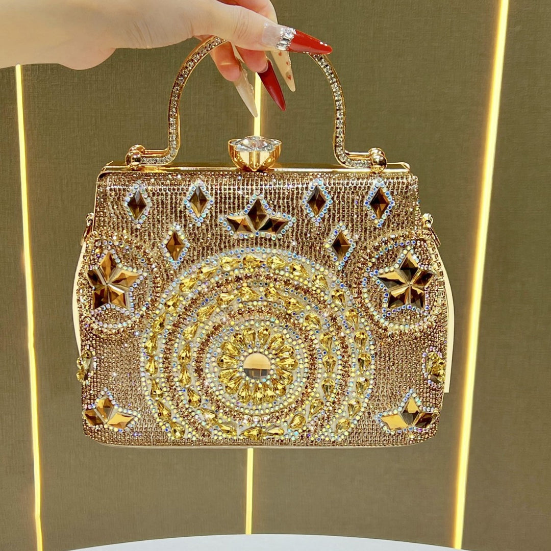 Crystal Embellished Evening Clutch