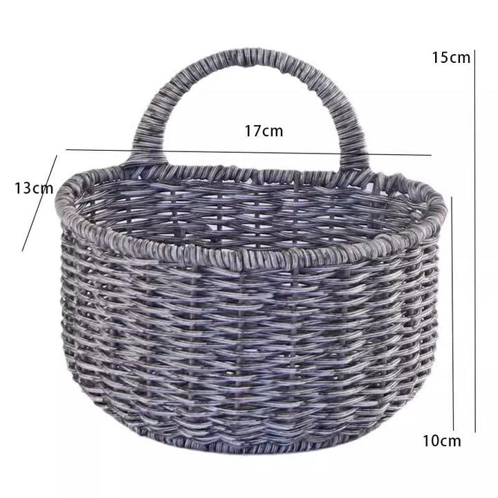 Handwoven Storage Basket with Ergonomic Handle Kalsten