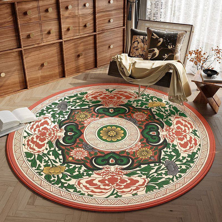 Round Vintage Area Rug