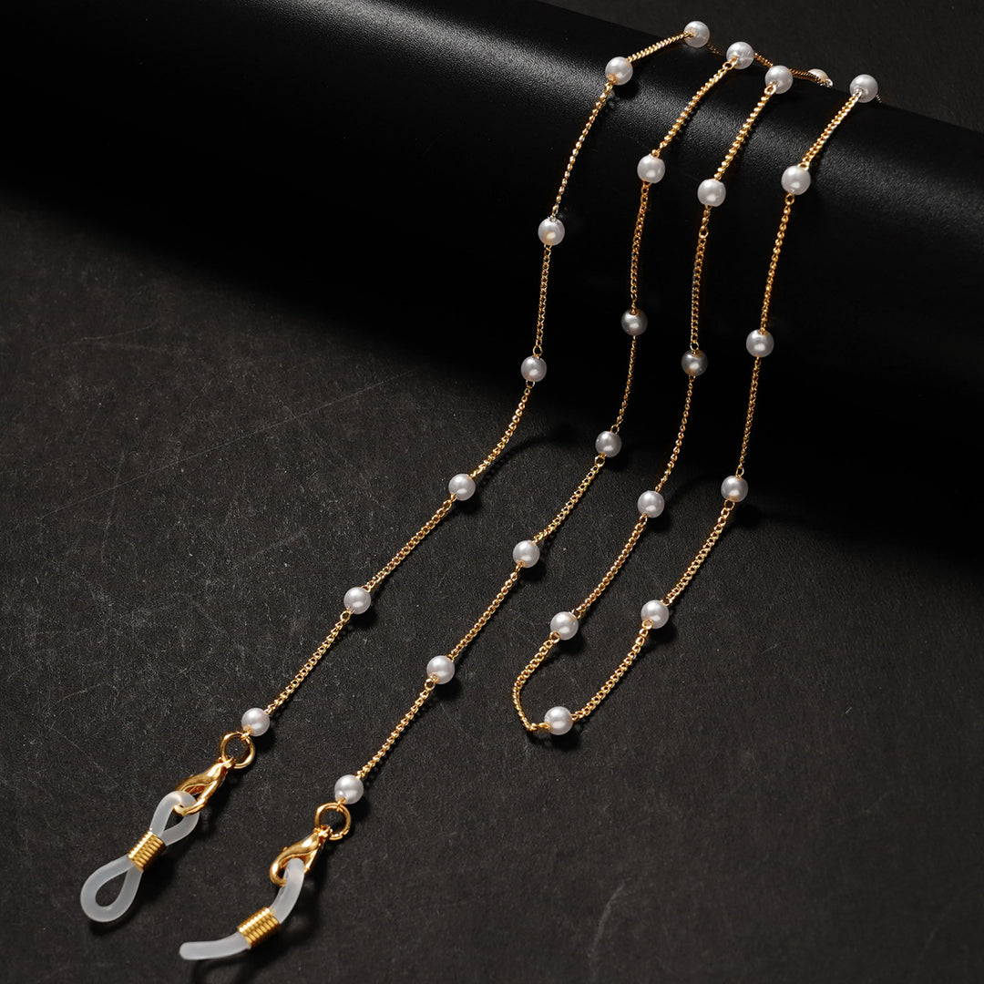 Elegant Gold-Plated Eyewear Chain Kalsten