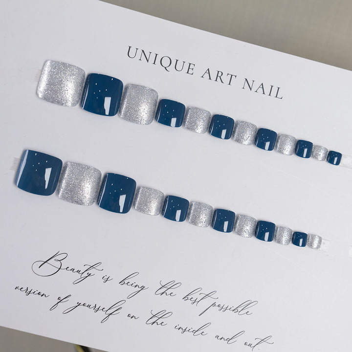Sparkling Glitter Pedicure