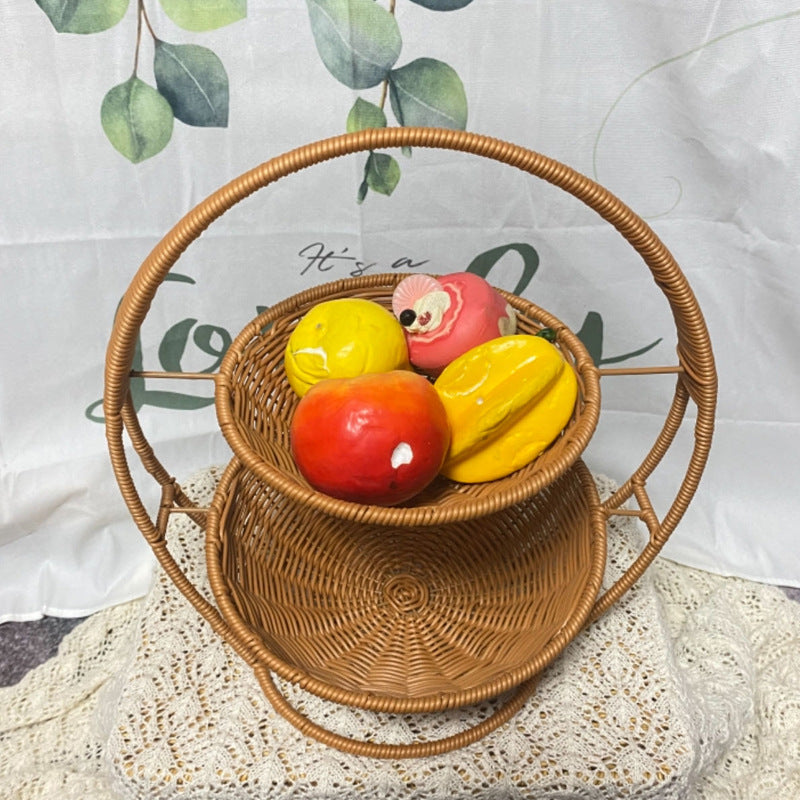 Rustic Woven Fruit & Vegetable Basket Kalsten