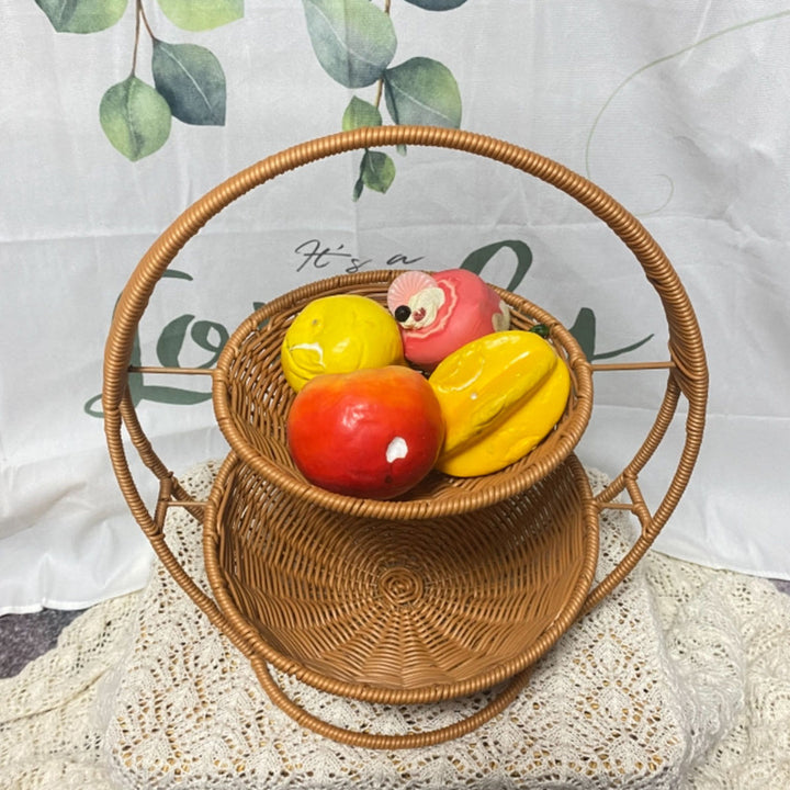 Rustic Woven Fruit & Vegetable Basket Kalsten