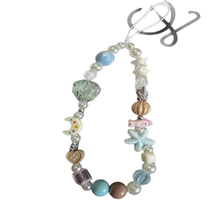 Coastal-Inspired Beaded Charm Necklace Kalsten